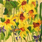 Impression of Sunflowers #1